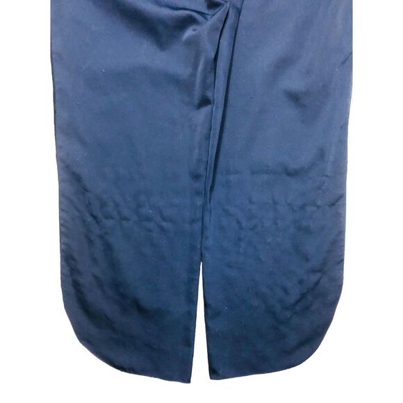 SUGAR LIPS Hi Waist Navy White Piping Ankle‎ Pants S Nautical Preppy - Picture 9 of 11